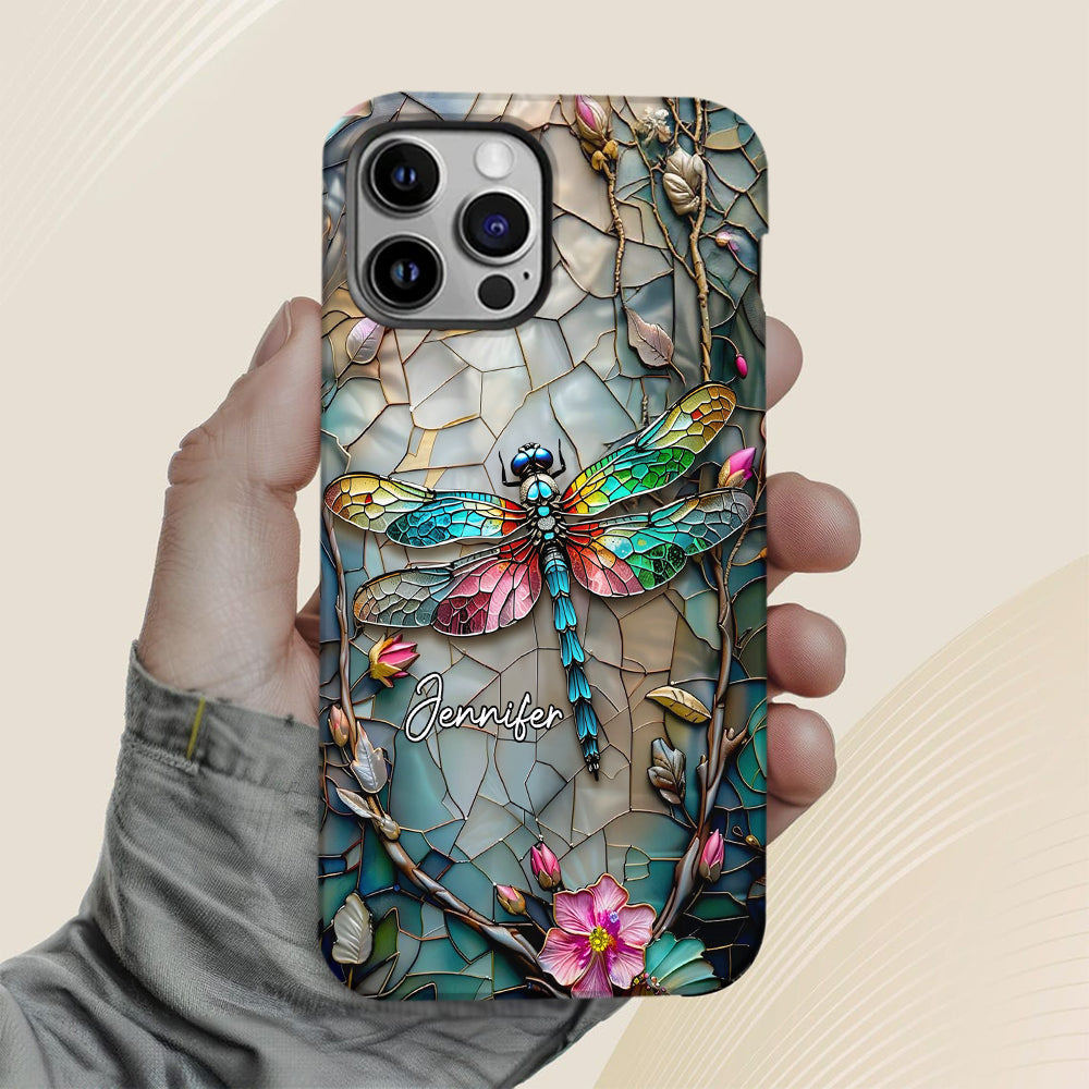 Love Dragonflies - Personalized Dragonfly Full Print Phone Case