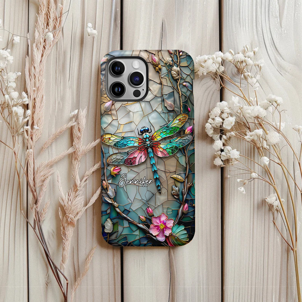 Love Dragonflies - Personalized Dragonfly Full Print Phone Case