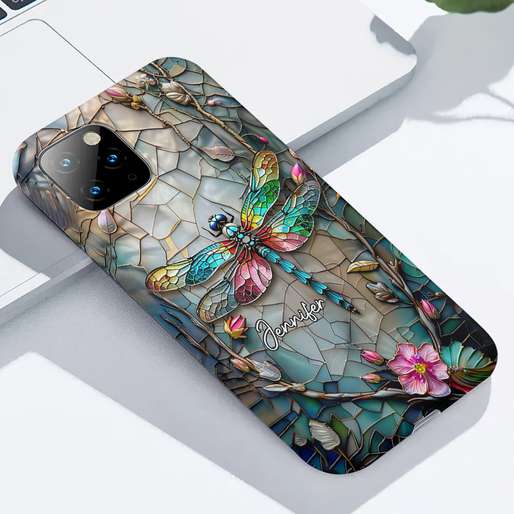 Love Dragonflies - Personalized Dragonfly Full Print Phone Case
