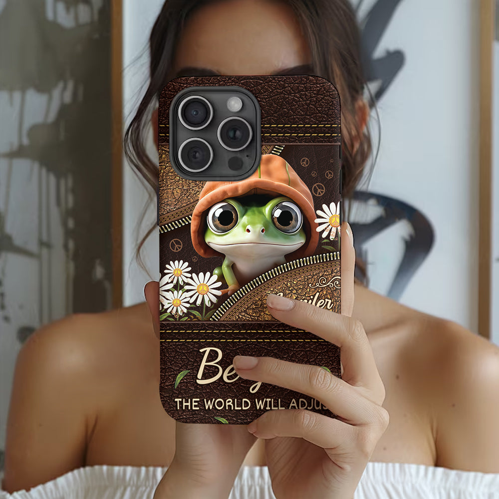 Be You The World Will Adjust - Personalized Hippie Full Print Phone Case