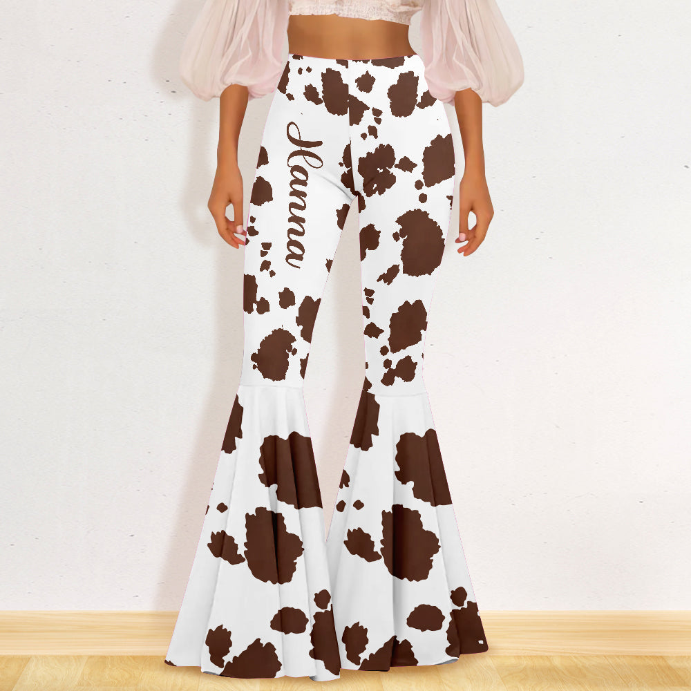 Love Highland Cow – Personalisierte Schlagleggings