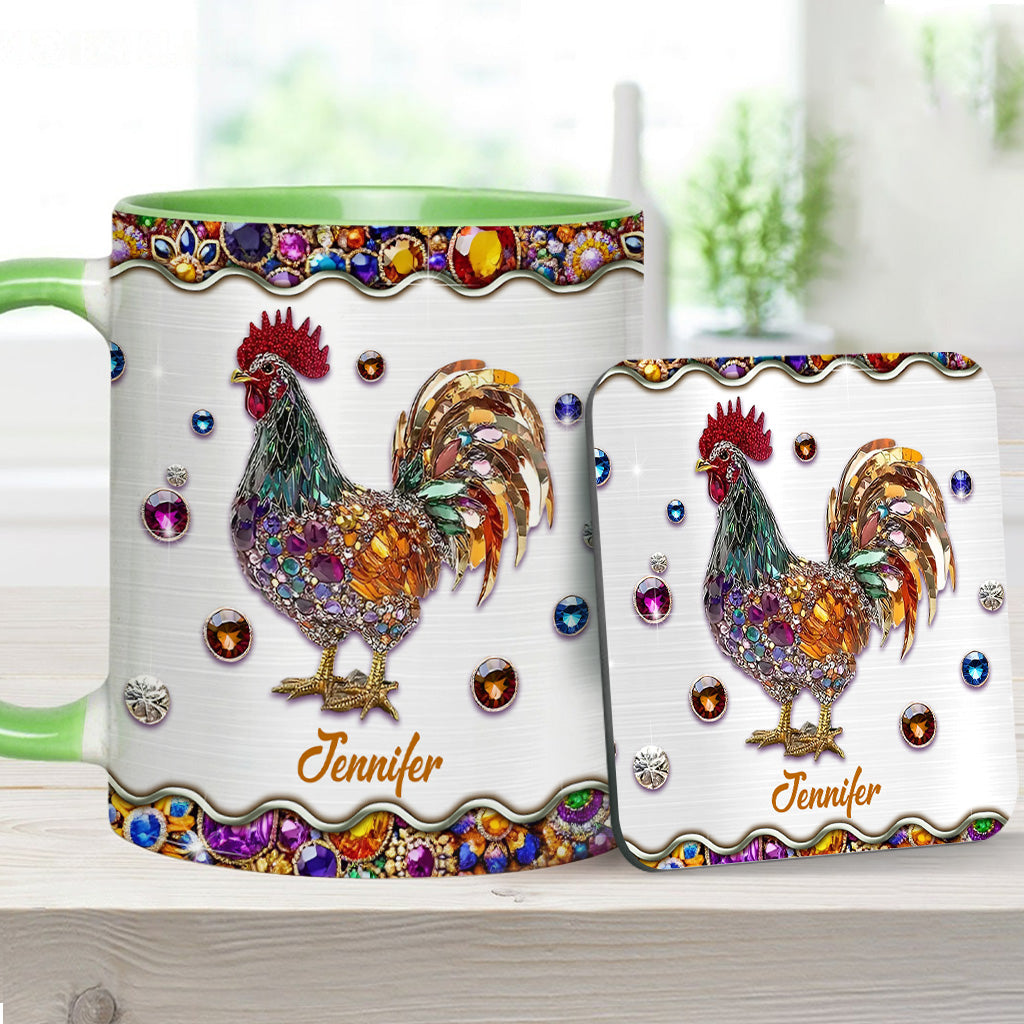 Sparker Rooster - Personalisierte Tasse mit Hühnermotiv