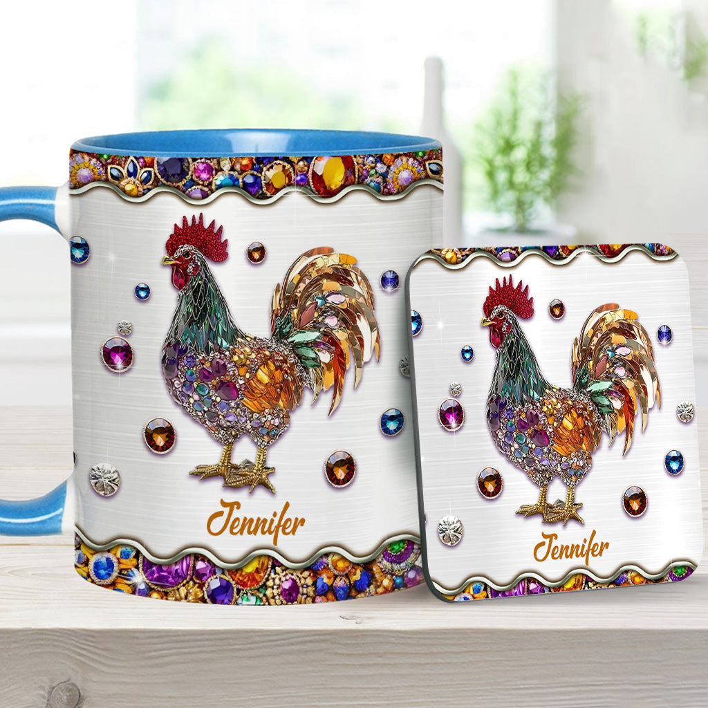Sparker Rooster - Personalisierte Tasse mit Hühnermotiv