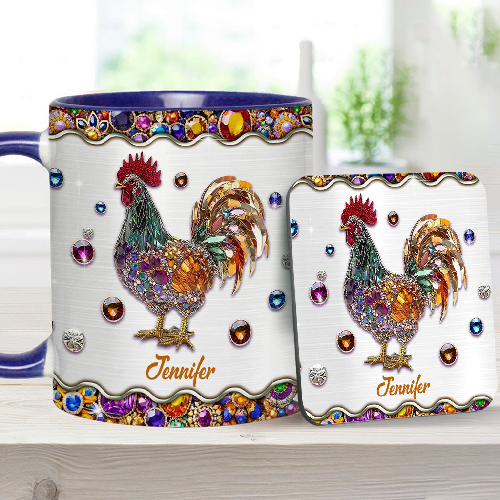 Sparker Rooster - Personalisierte Tasse mit Hühnermotiv