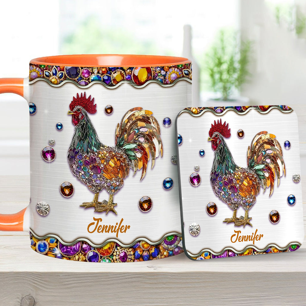 Sparker Rooster - Personalisierte Tasse mit Hühnermotiv