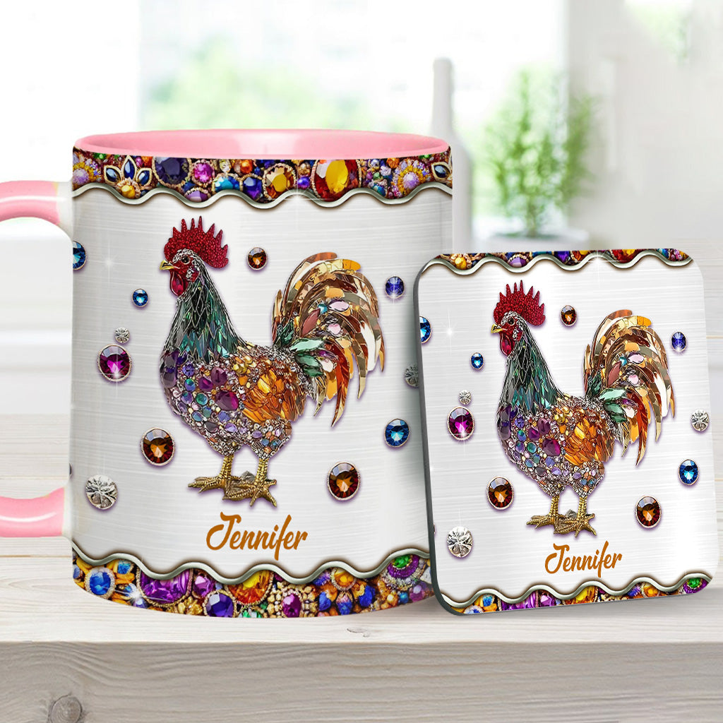 Sparker Rooster - Personalisierte Tasse mit Hühnermotiv