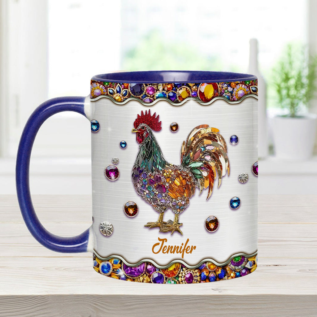 Sparker Rooster - Personalisierte Tasse mit Hühnermotiv