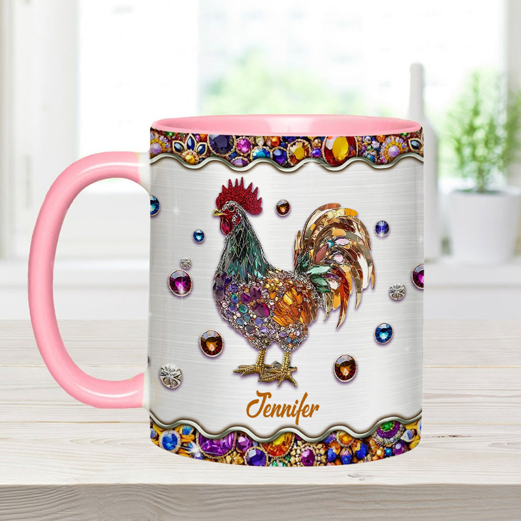 Sparker Rooster - Personalisierte Tasse mit Hühnermotiv