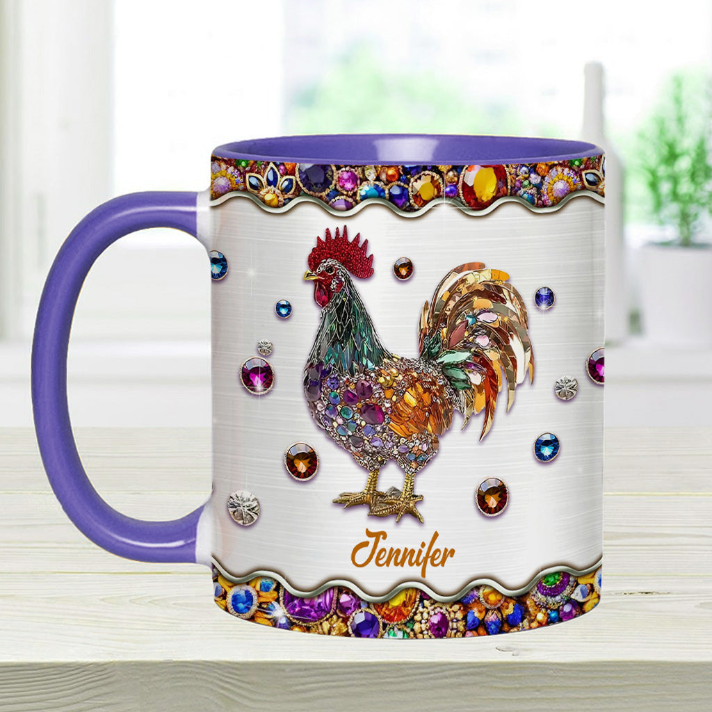 Sparker Rooster - Personalisierte Tasse mit Hühnermotiv