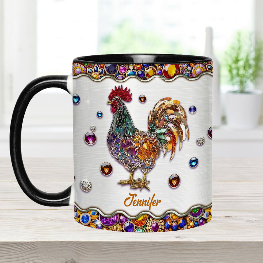 Sparker Rooster - Personalisierte Tasse mit Hühnermotiv