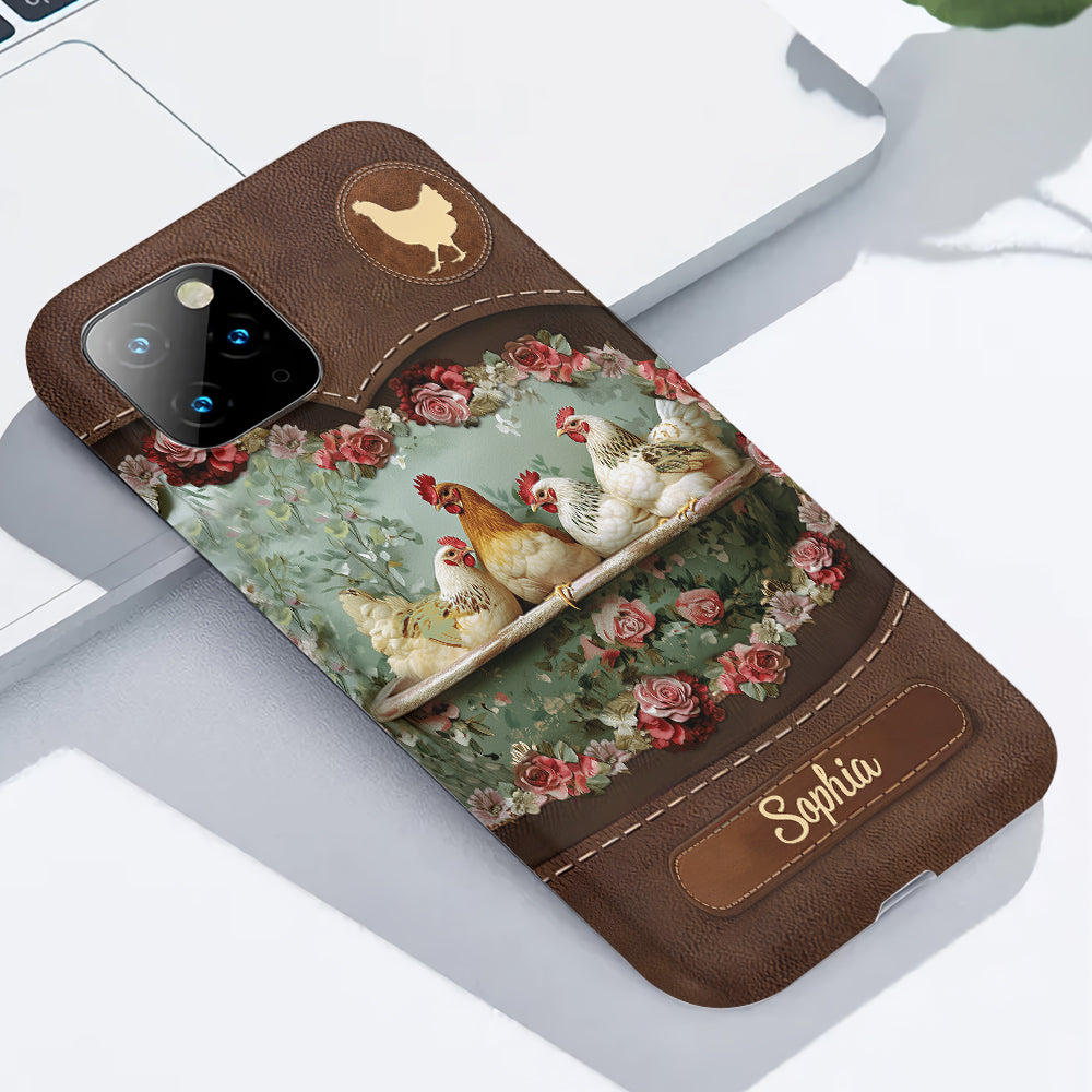 Chicken Lady - Personalized Chicken Full Print Phone Case