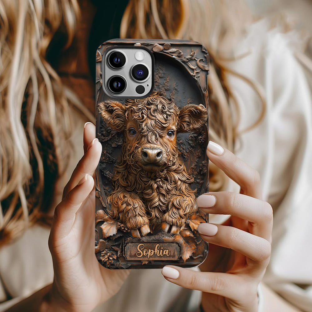 Baby Cow - Personalized Full Print Phone Case