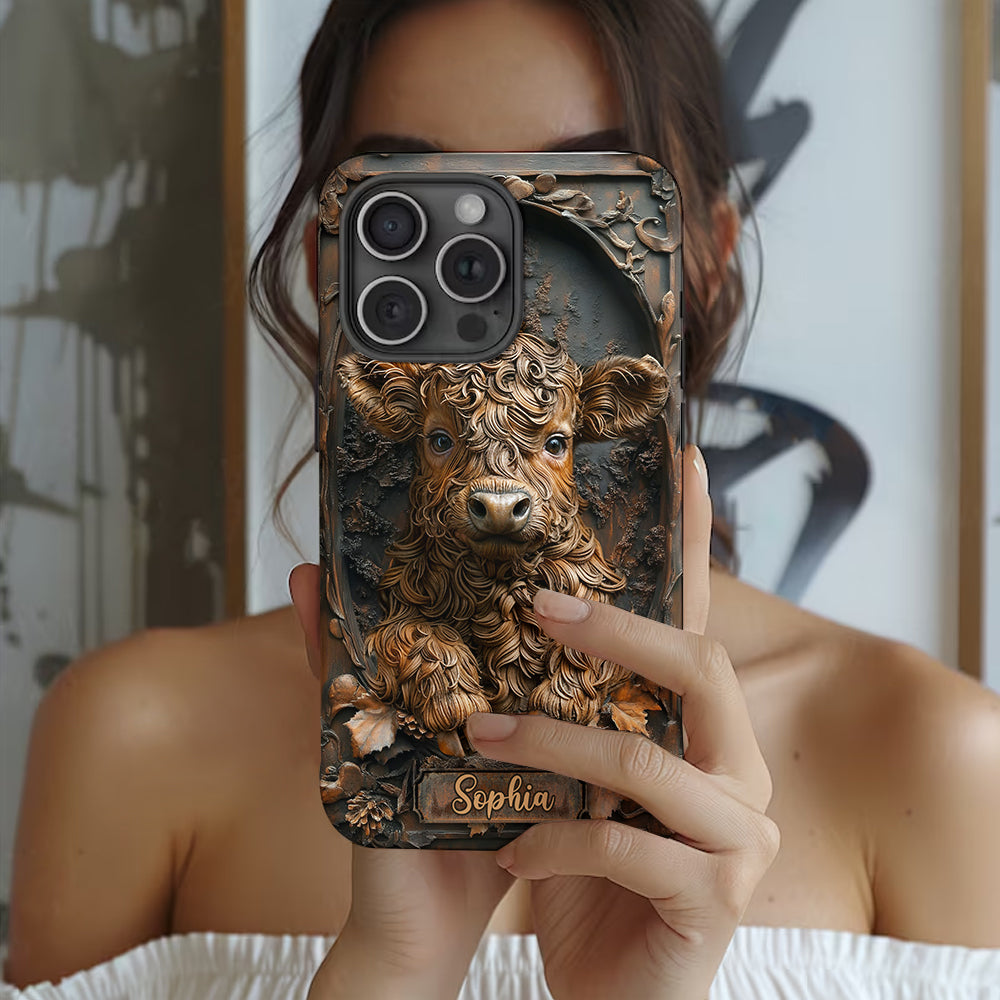 Baby Cow - Personalized Full Print Phone Case