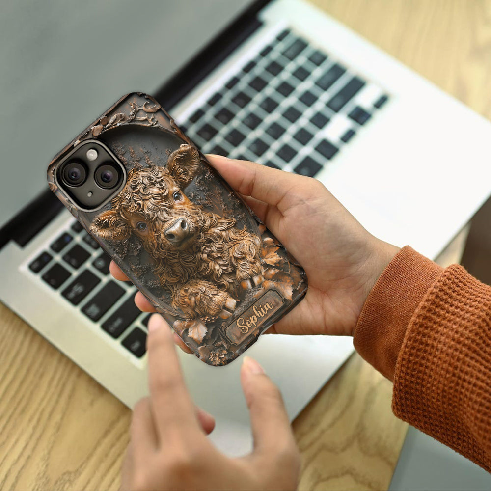 Baby Cow - Personalized Full Print Phone Case