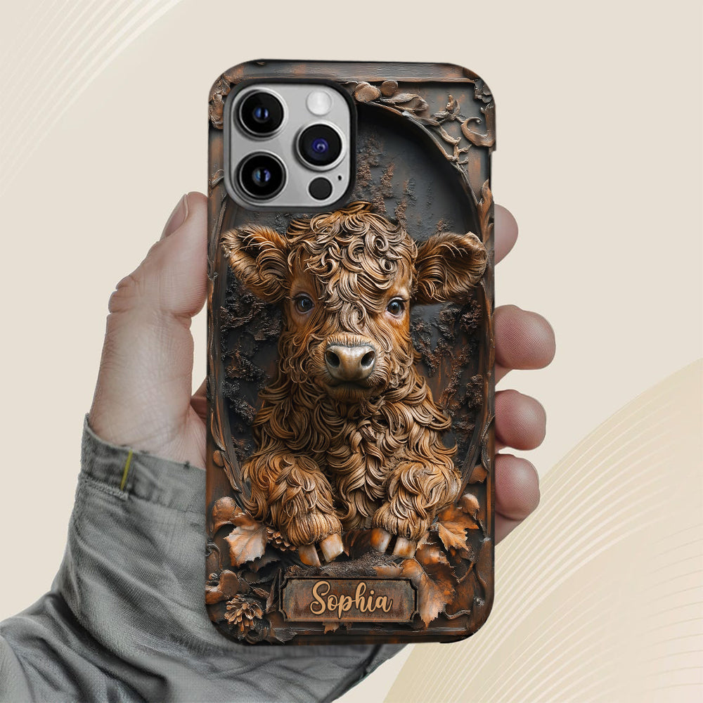Baby Cow - Personalized Full Print Phone Case