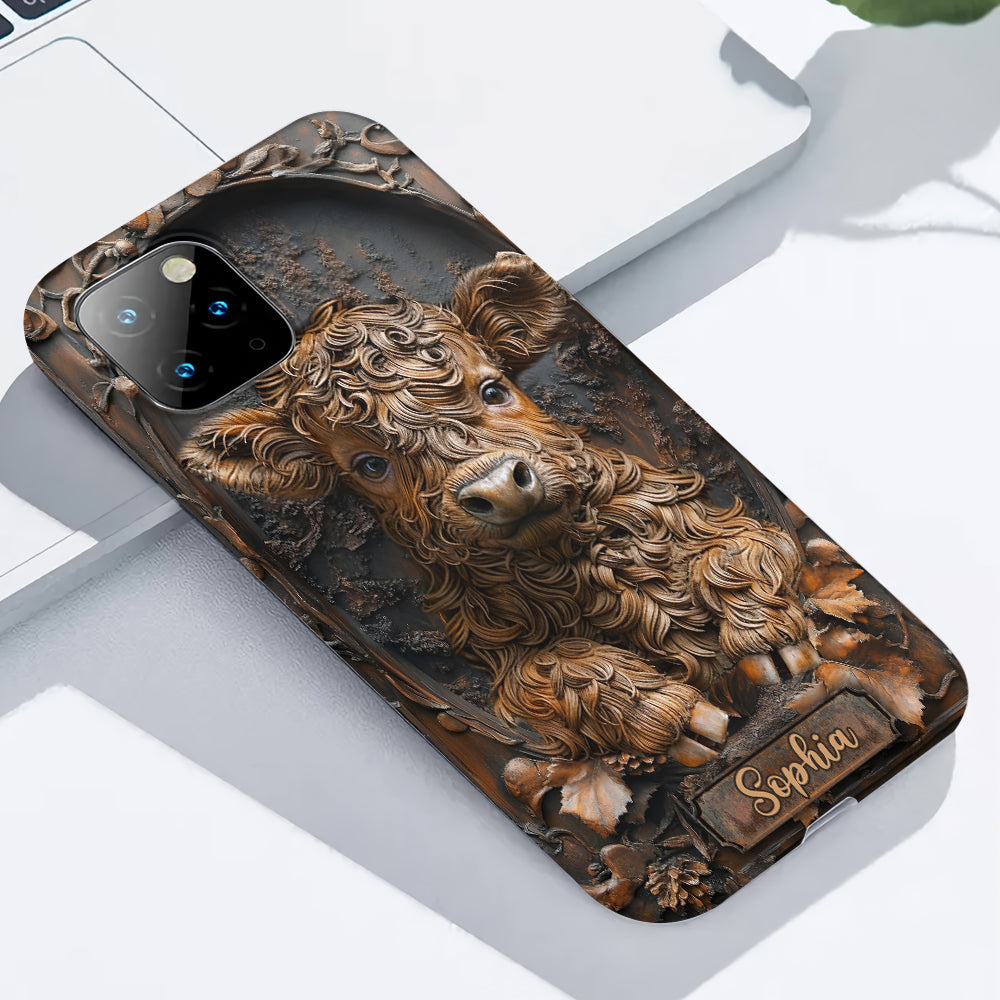 Baby Cow - Personalized Full Print Phone Case