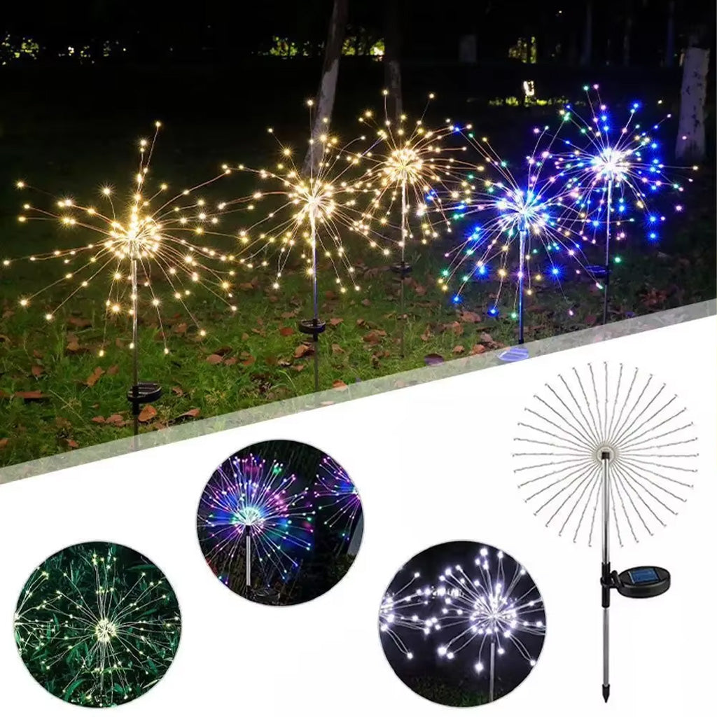 Lumières solaires pour feux d'artifice - Lumières solaires pour feux d'artifice de Noël