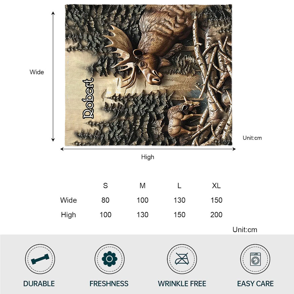 Love Hunting - Personalized Hunting Blanket