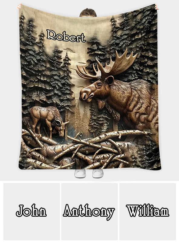 Love Hunting - Personalized Hunting Blanket