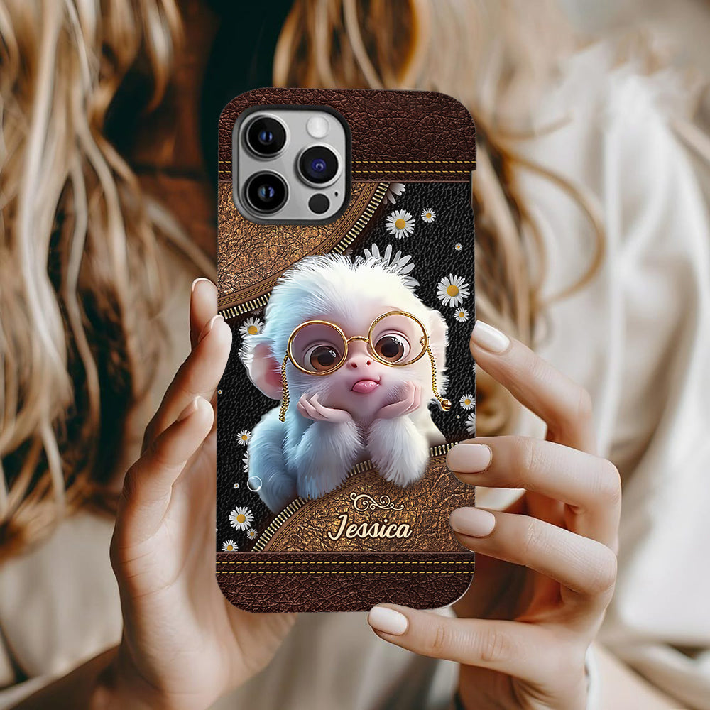 Cute Monkey - Personalized Full Print Phone Case