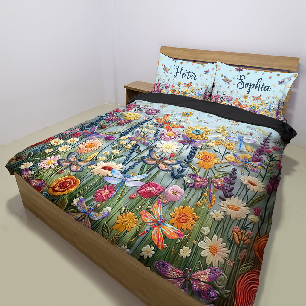 Pollinator Floral Garden - Personalized Gardening Bedding Set