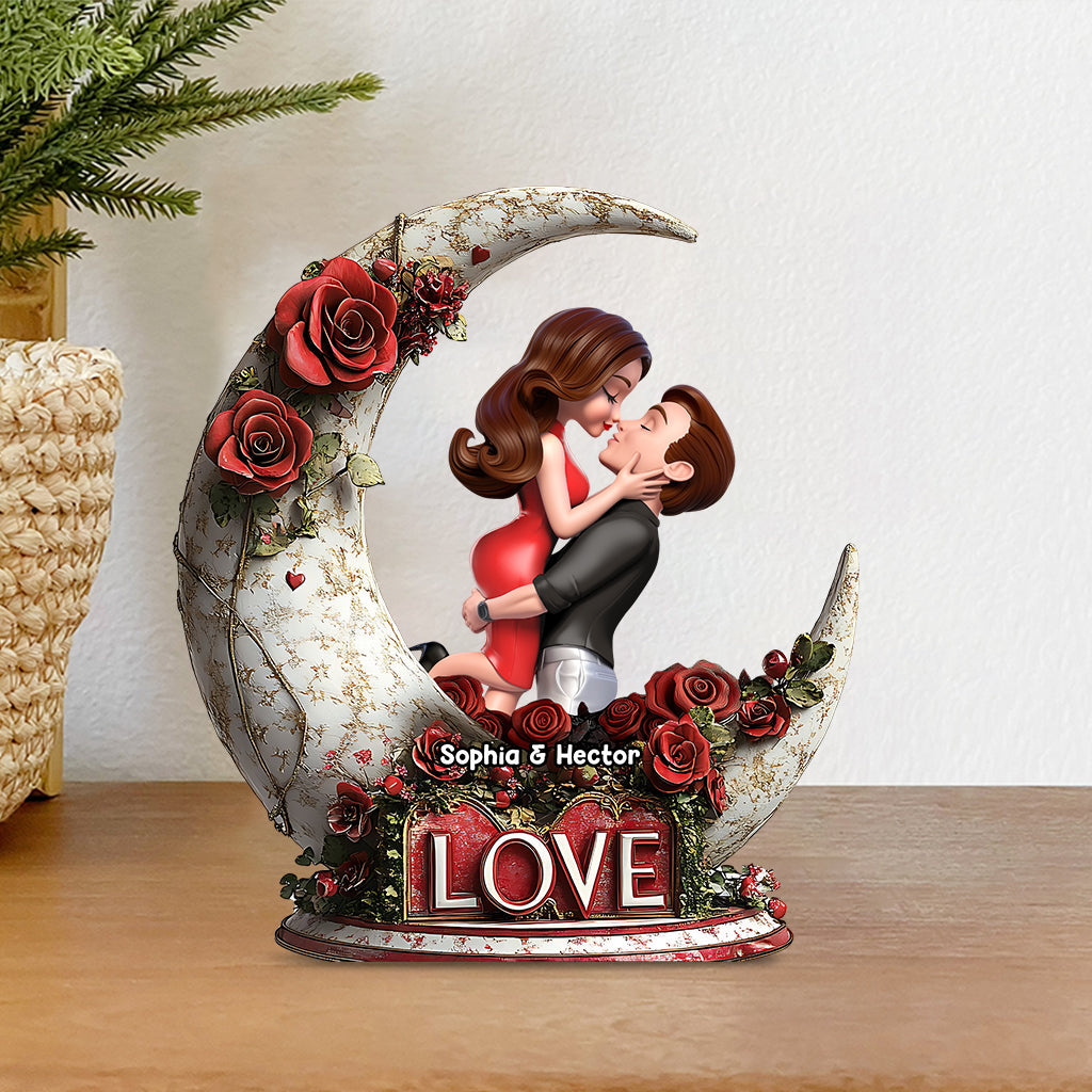 You & Me - Personalized Couple Custom Shaped Acrylic Plaque
