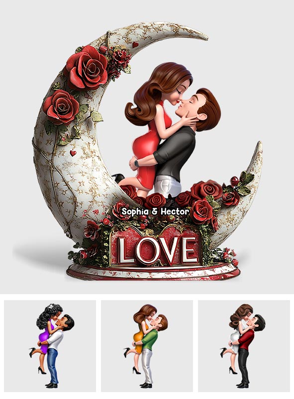 You & Me - Personalized Couple Custom Shaped Acrylic Plaque