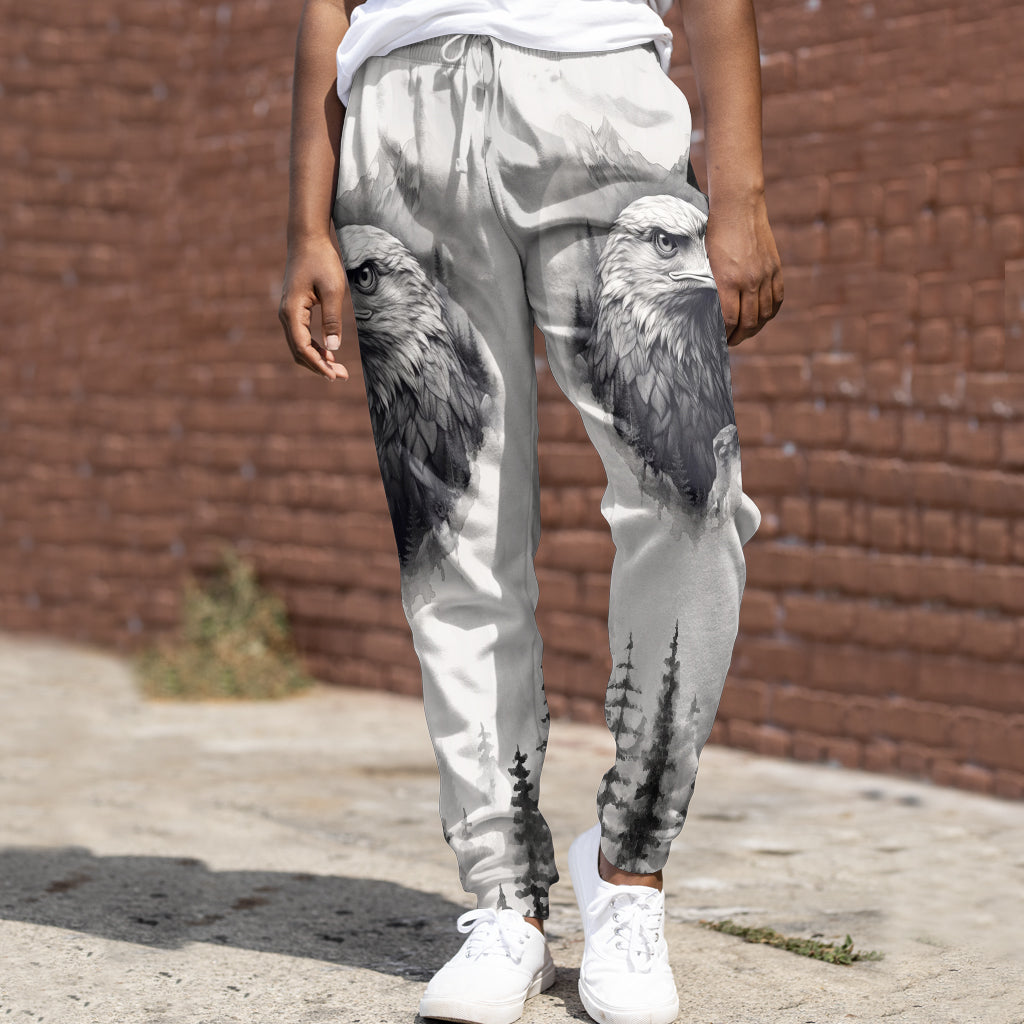 Starker Adler – Personalisierter Weißkopfseeadler-Hoodie und Jogginghose