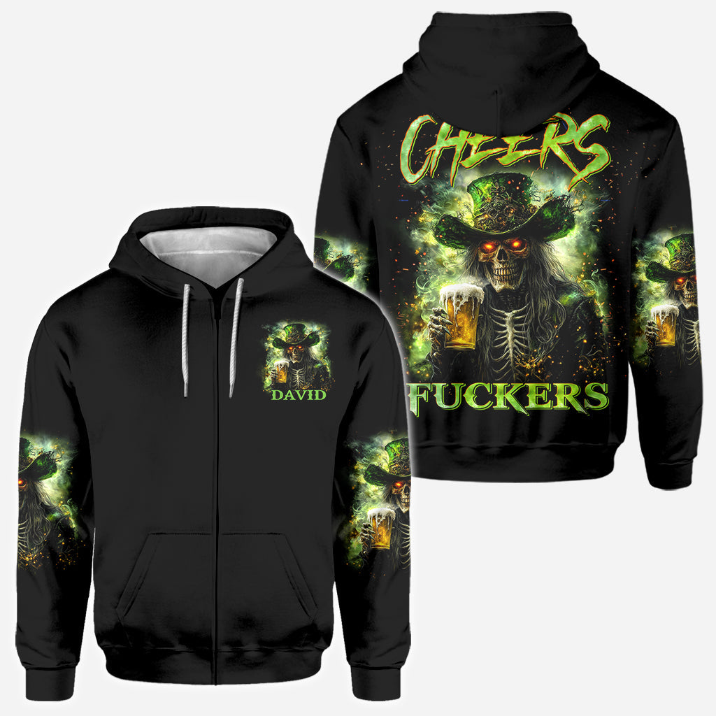 Cheer Fckers - T-shirt personnalisé intégral pour la Saint-Patrick