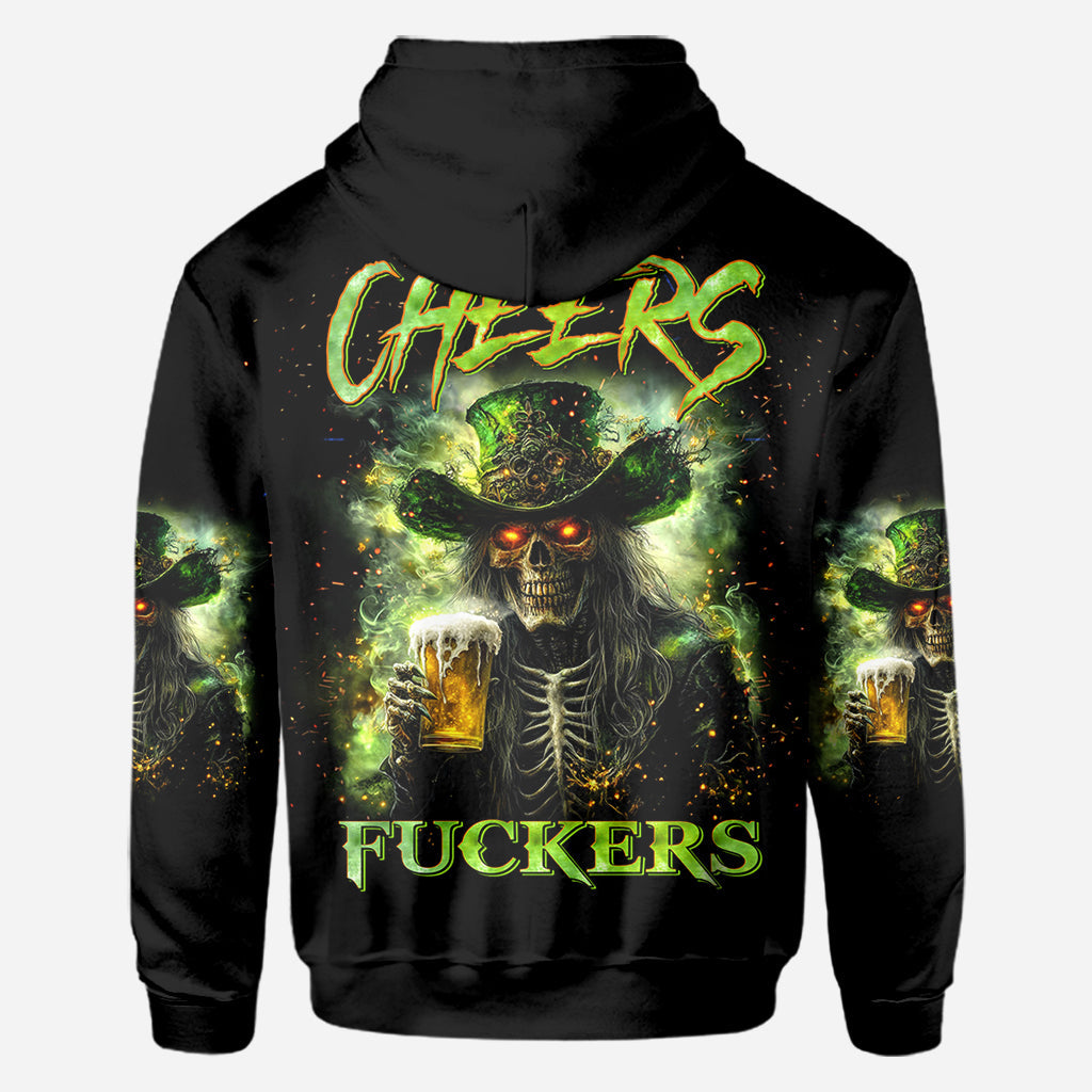 Cheer Fckers - T-shirt personnalisé intégral pour la Saint-Patrick