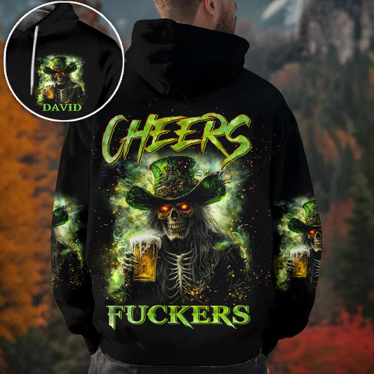 Cheer Fckers - T-shirt personnalisé intégral pour la Saint-Patrick
