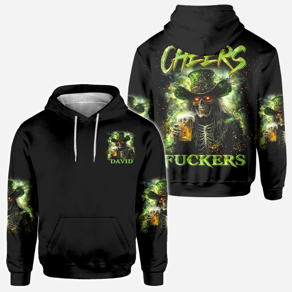 Cheer Fckers - T-shirt personnalisé intégral pour la Saint-Patrick