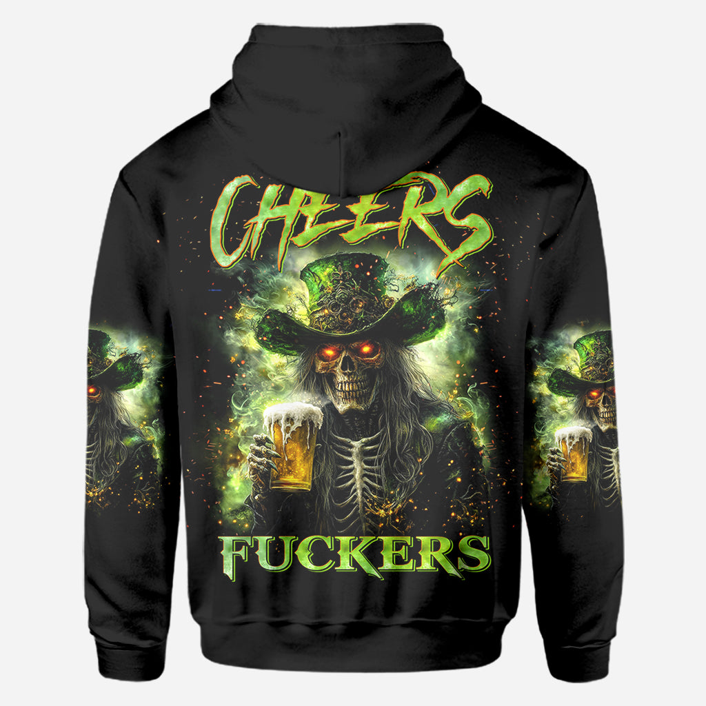 Cheer Fckers - T-shirt personnalisé intégral pour la Saint-Patrick