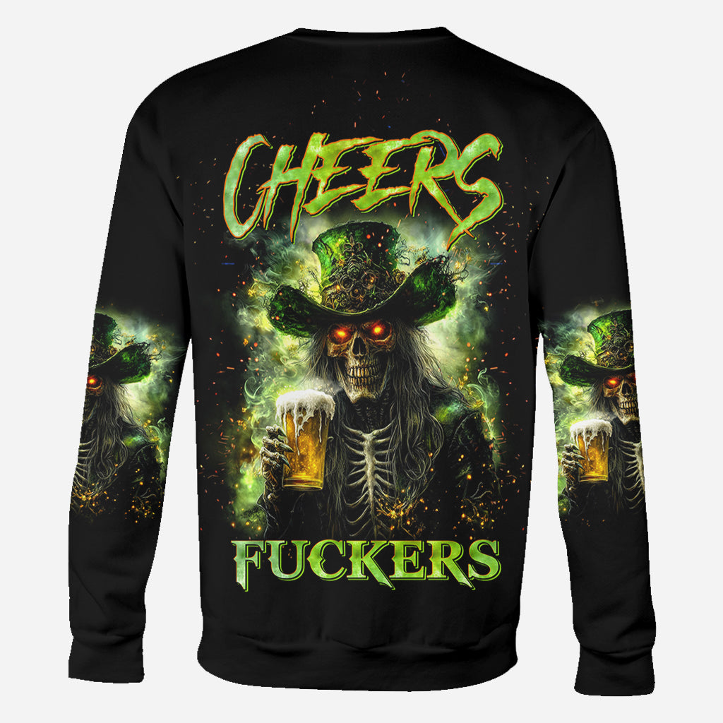 Cheer Fckers - T-shirt personnalisé intégral pour la Saint-Patrick