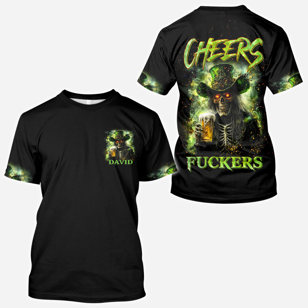 Cheer Fckers - T-shirt personnalisé intégral pour la Saint-Patrick