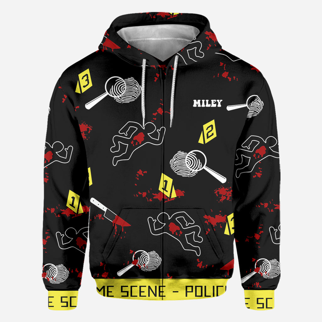 Sweat à capuche True Crime - T-shirt entièrement personnalisé