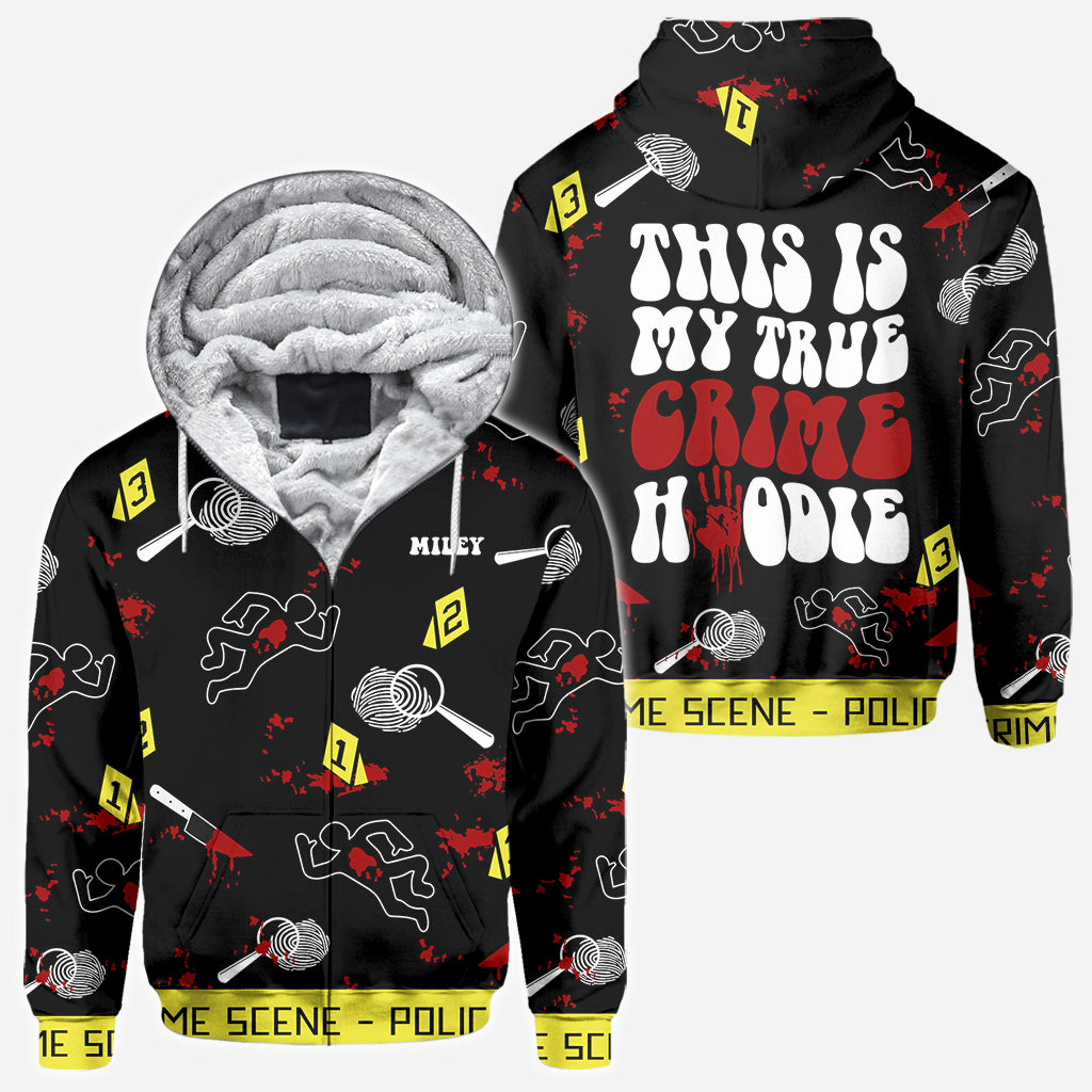 Sweat à capuche True Crime - T-shirt entièrement personnalisé