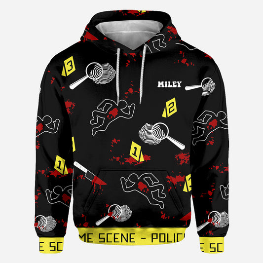 Sweat à capuche True Crime - T-shirt entièrement personnalisé