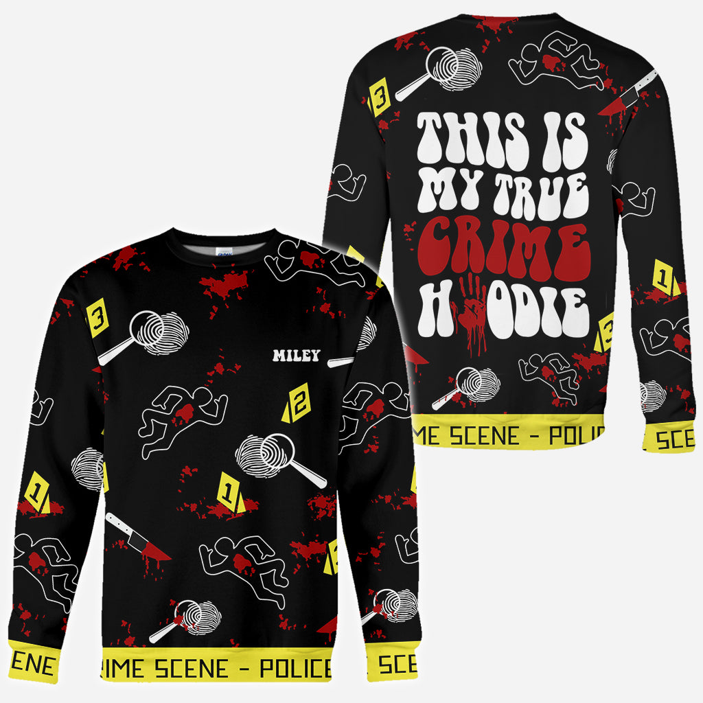 Sweat à capuche True Crime - T-shirt entièrement personnalisé