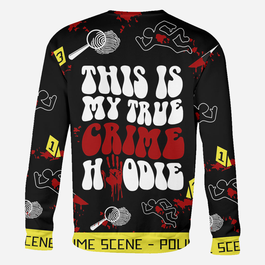 Sweat à capuche True Crime - T-shirt entièrement personnalisé
