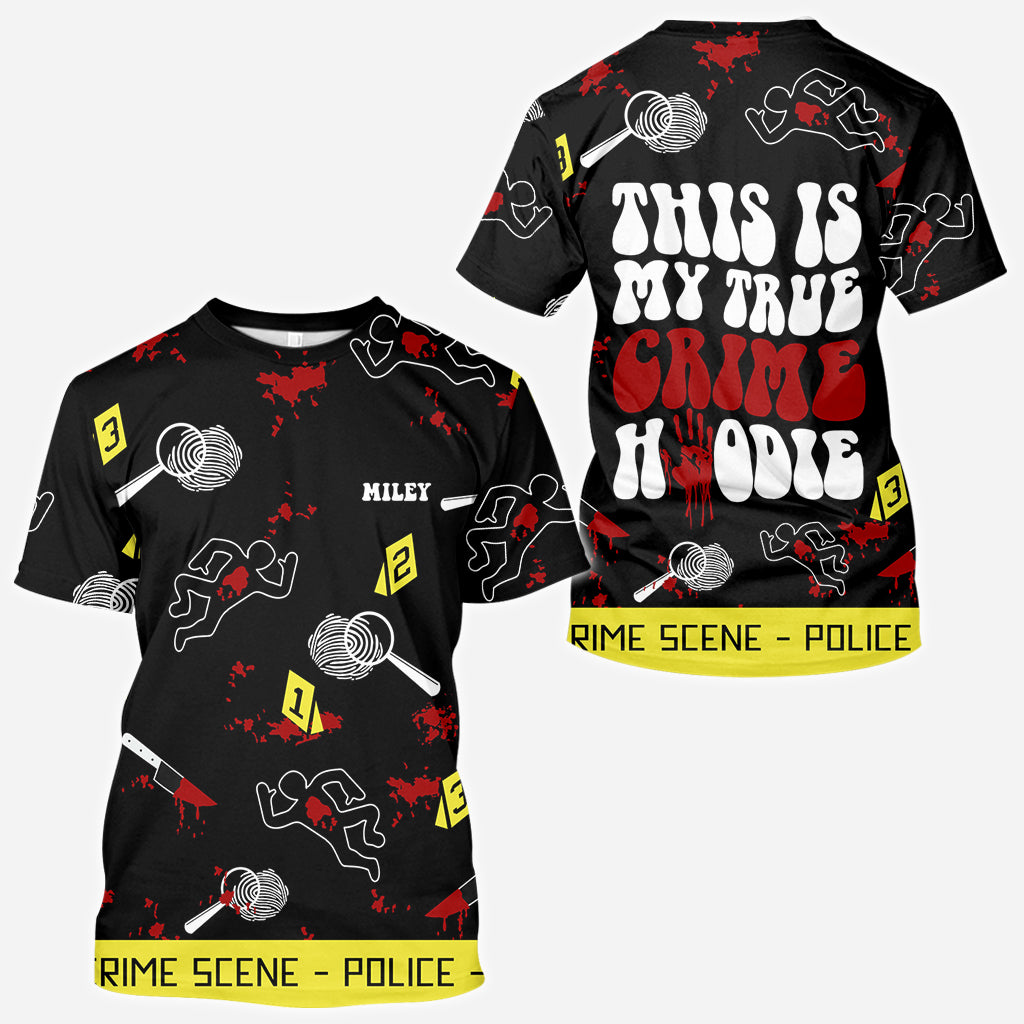 Sweat à capuche True Crime - T-shirt entièrement personnalisé