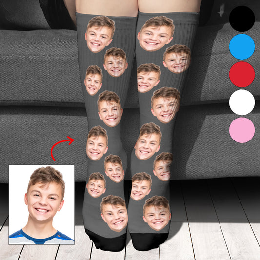 Individuell gestaltete Socken für Enkelkinder