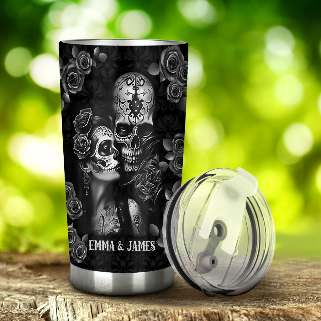 It's You & Me - Personalized Skull Tumbler