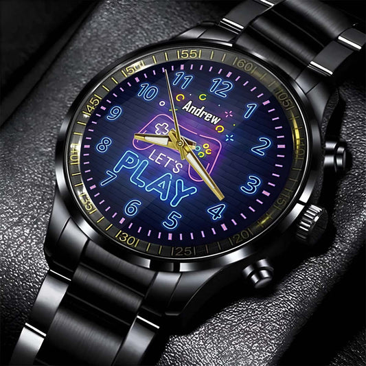 Time To Play - Personalized Video Game Hand Watch