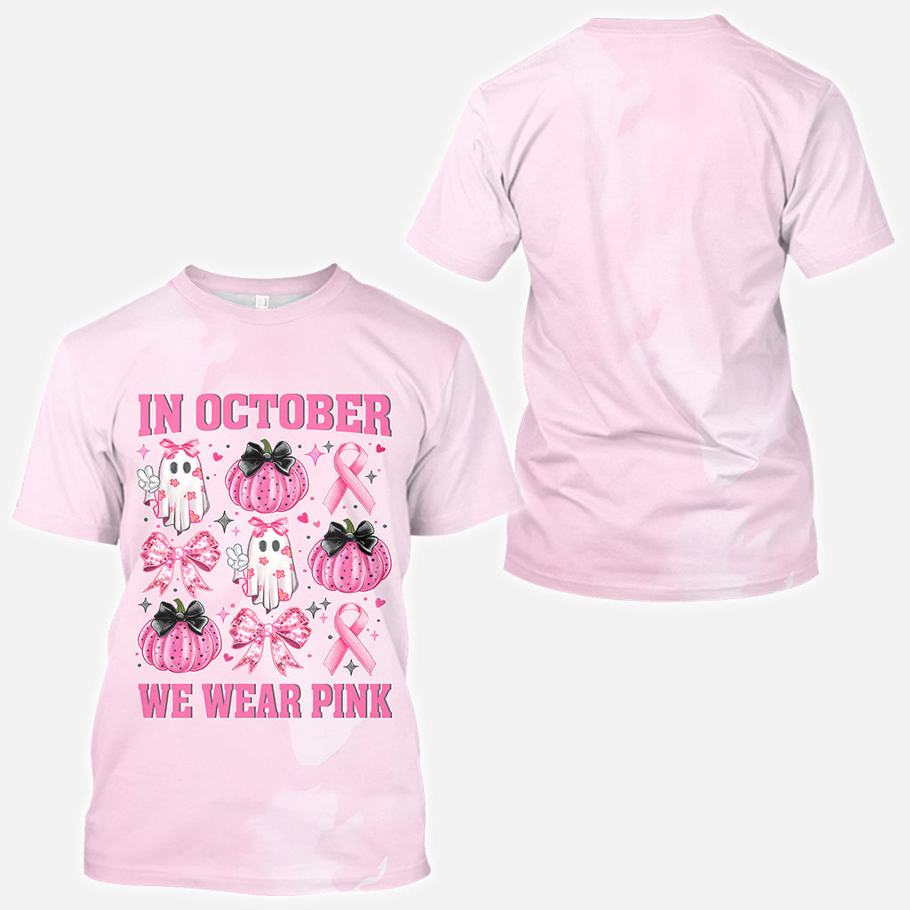 Im Oktober tragen wir Pink – personalisiertes T-Shirt zur Sensibilisierung für Brustkrebs