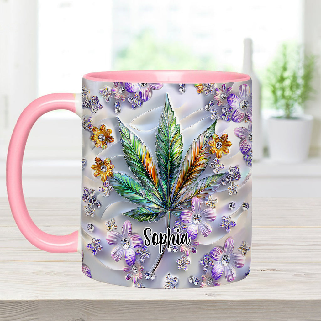 Beautiful Leaf - Personalized Weed Accent Mug