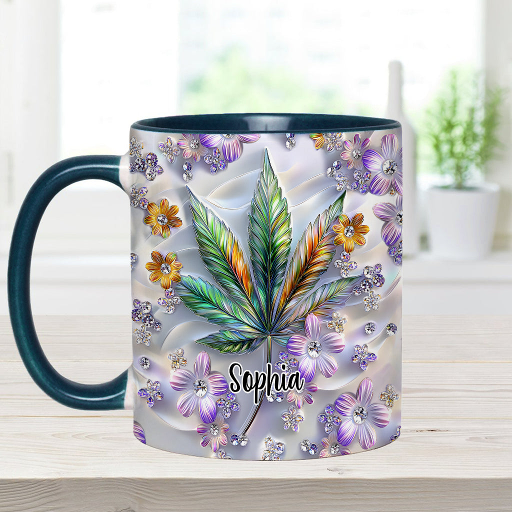 Beautiful Leaf - Personalized Weed Accent Mug