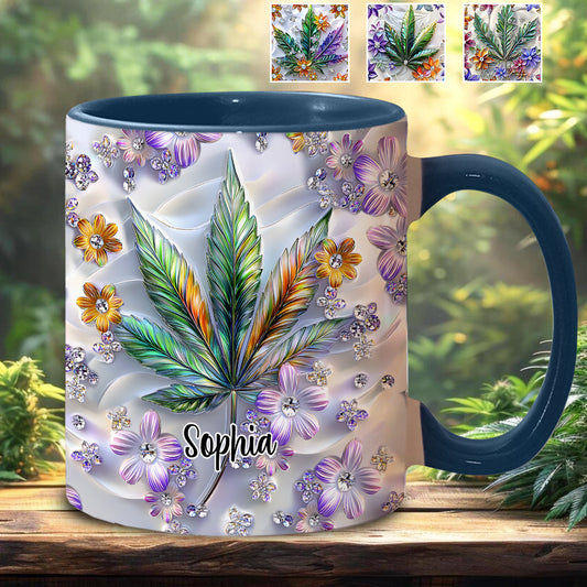 Beautiful Leaf - Personalized Weed Accent Mug
