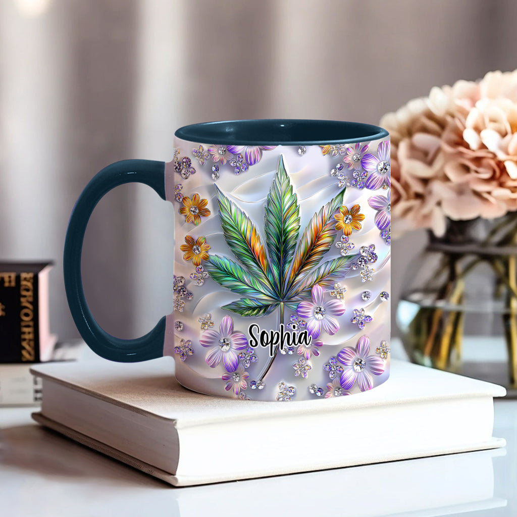 Beautiful Leaf - Personalized Weed Accent Mug