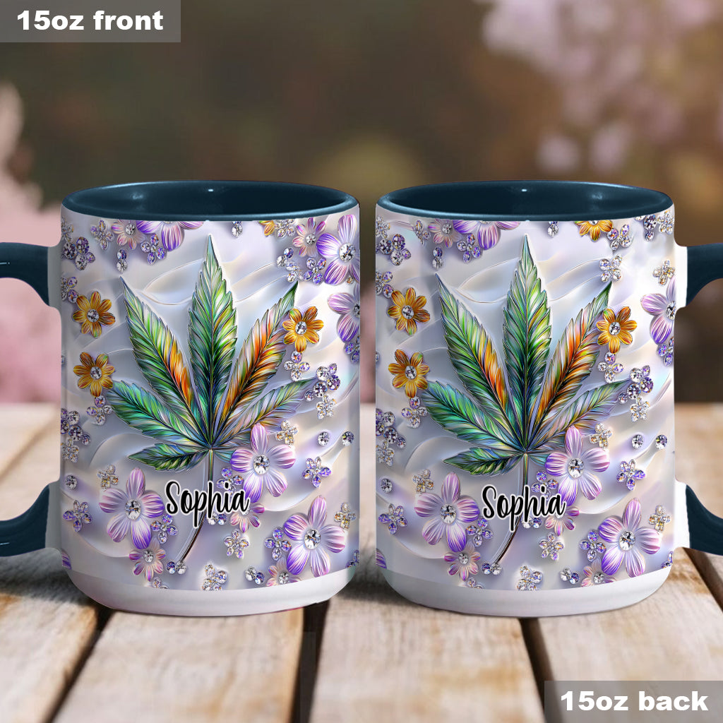 Beautiful Leaf - Personalized Weed Accent Mug